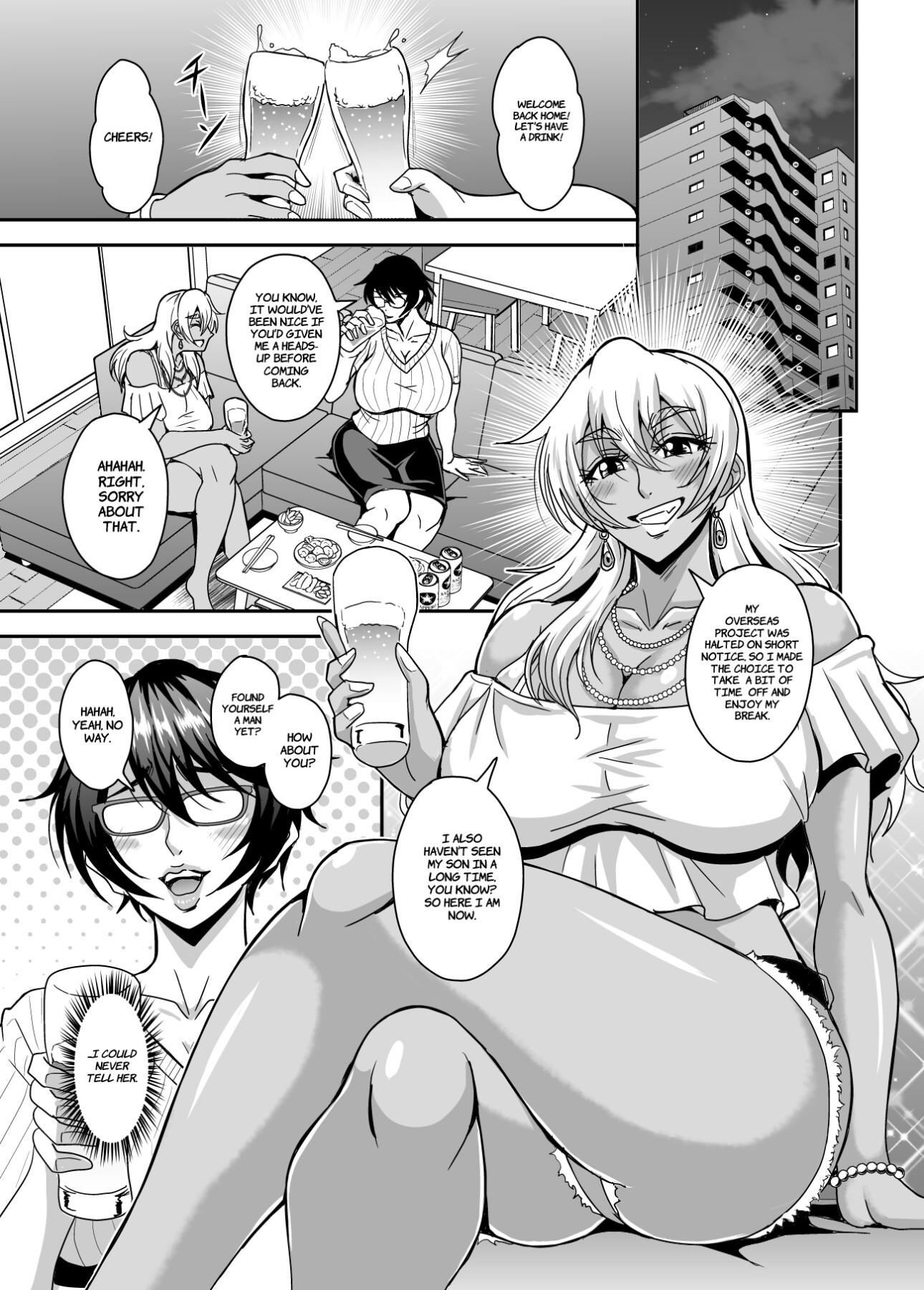 Hentai Manga Comic-A Story About a Bachelor Woman Around 40 Who is Addicted to a Relationship with a Younger Boy Who is Also a Friend's Son 3-Read-2